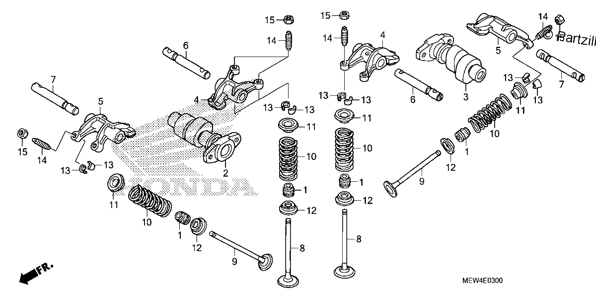 Diagrama de CAMSHAFT VALVE