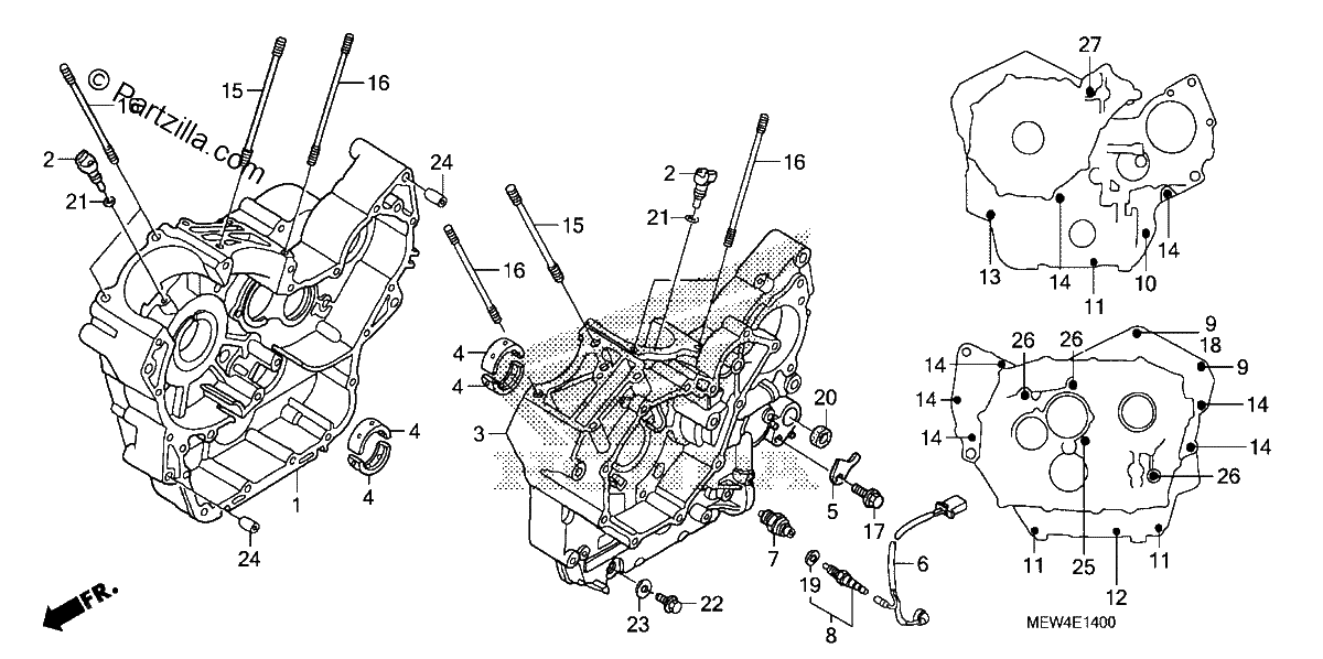 Diagrama de CRANKCASE