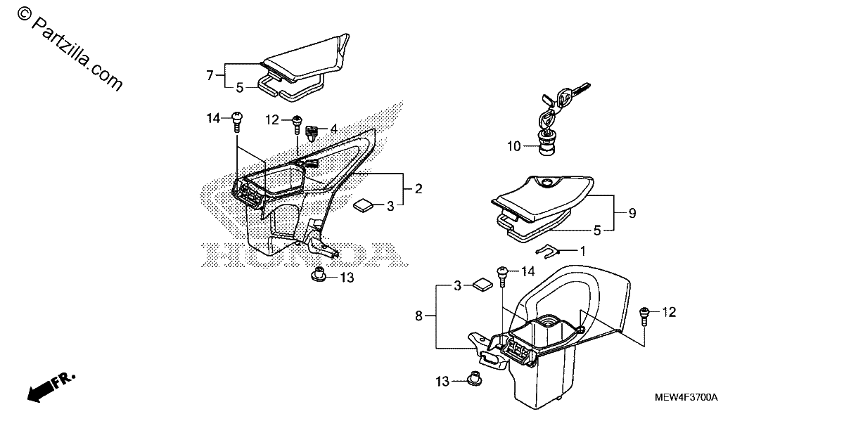 Diagrama de FAIRING POCKET