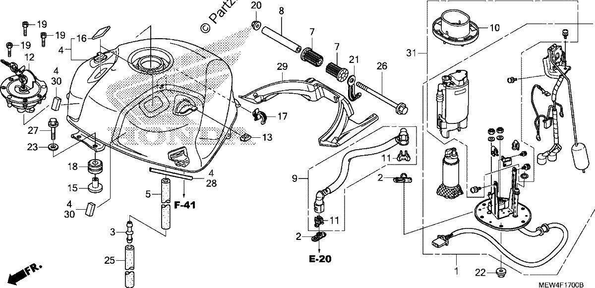 Diagrama de FUEL TANK