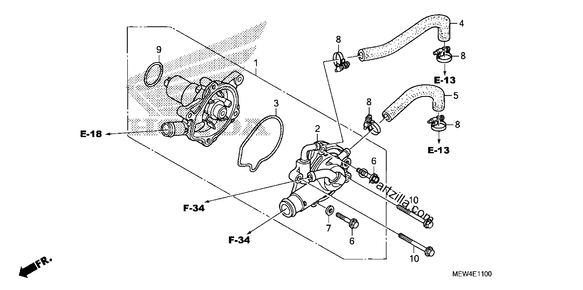 Diagrama de WATER PUMP
