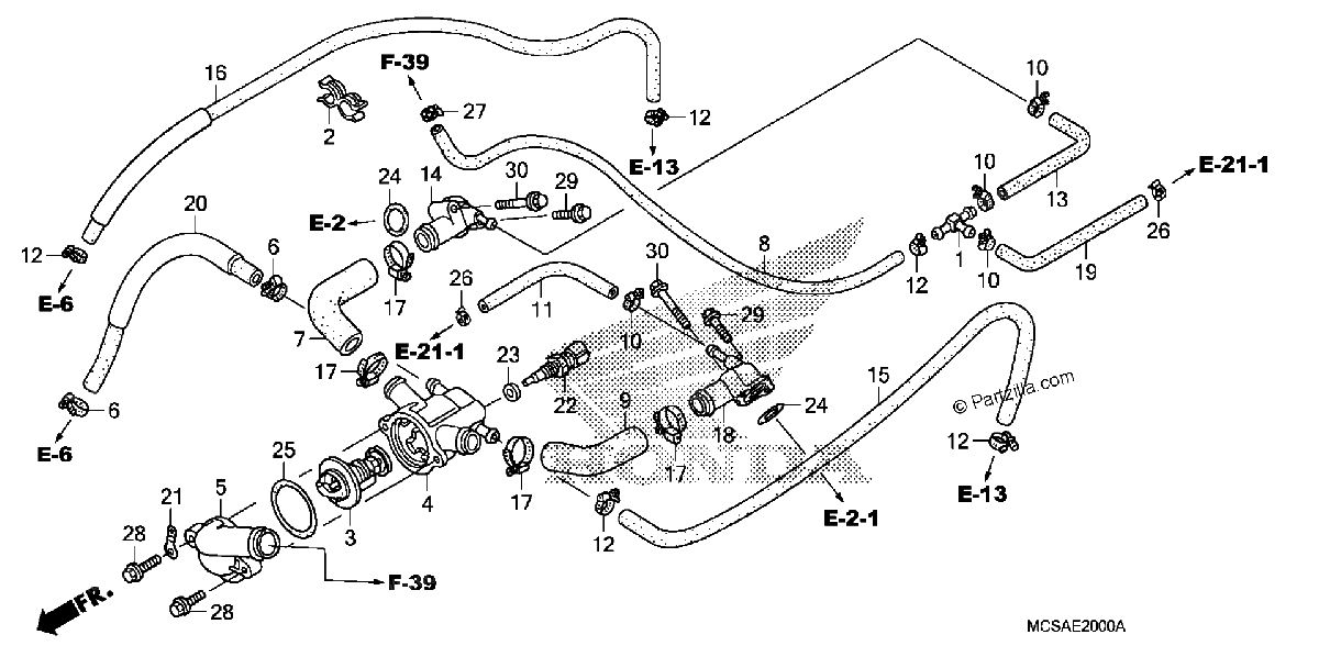 Diagrama de WATER PIPE