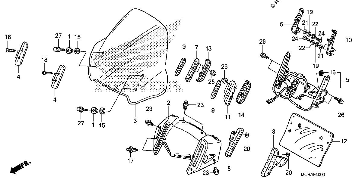 Diagrama de WINDSCREEN