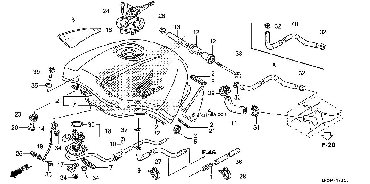 Diagrama de FUEL TANK