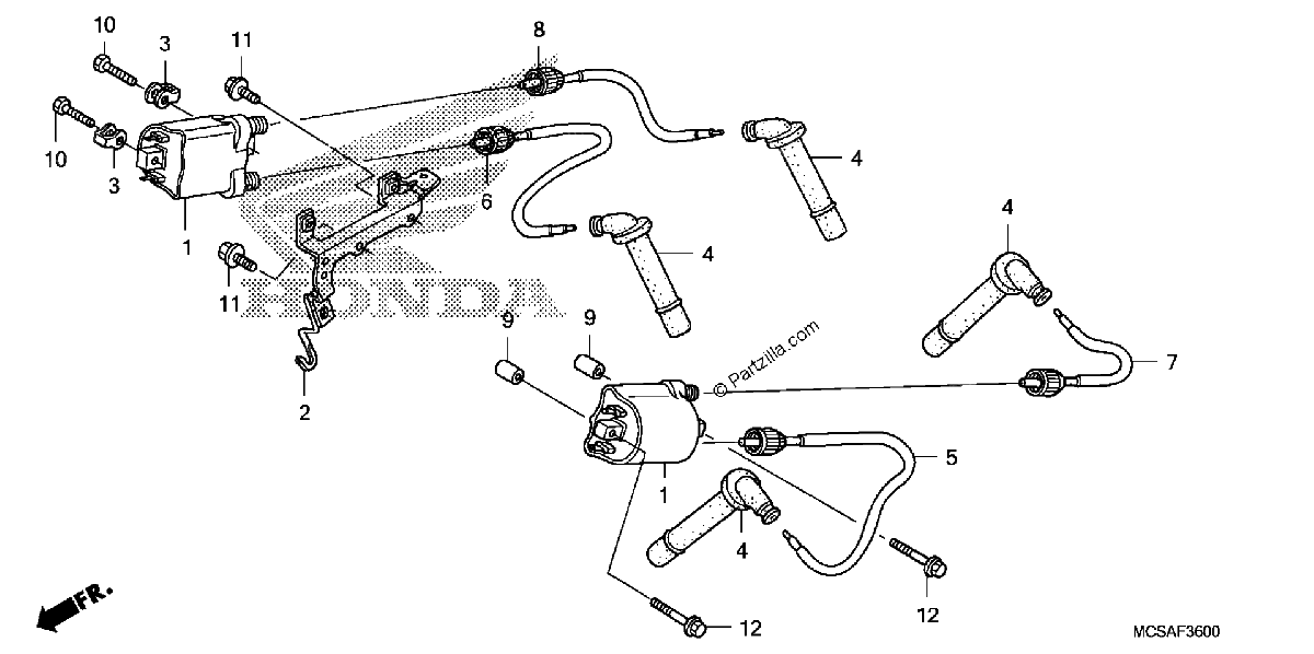Diagrama de IGNITION COIL