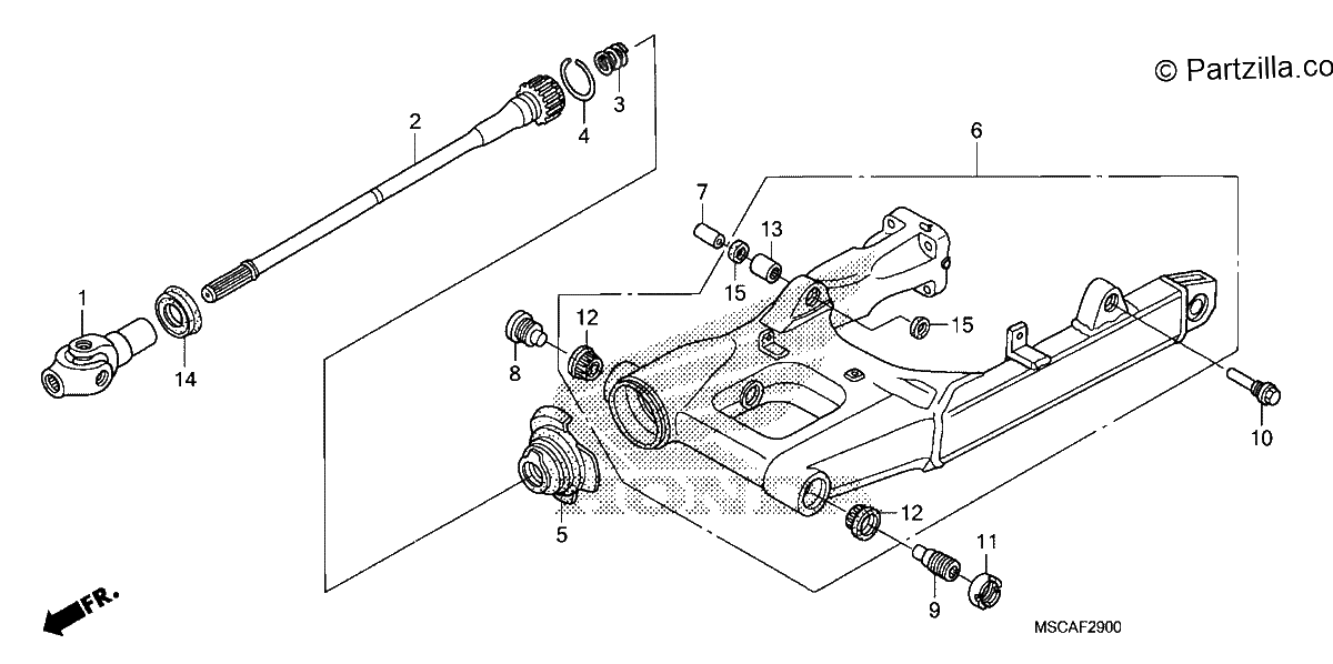 Diagrama de SWINGARM
