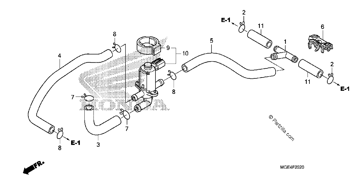 Diagrama de AIR INJECTION CONTROL VALVE