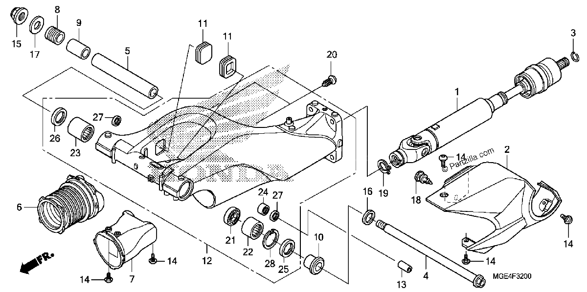Diagrama de SWINGARM
