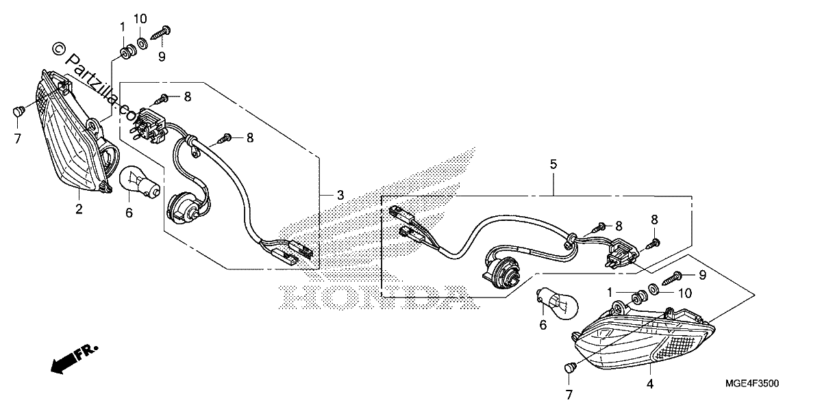 Diagrama de FRONT TURN SIGNAL