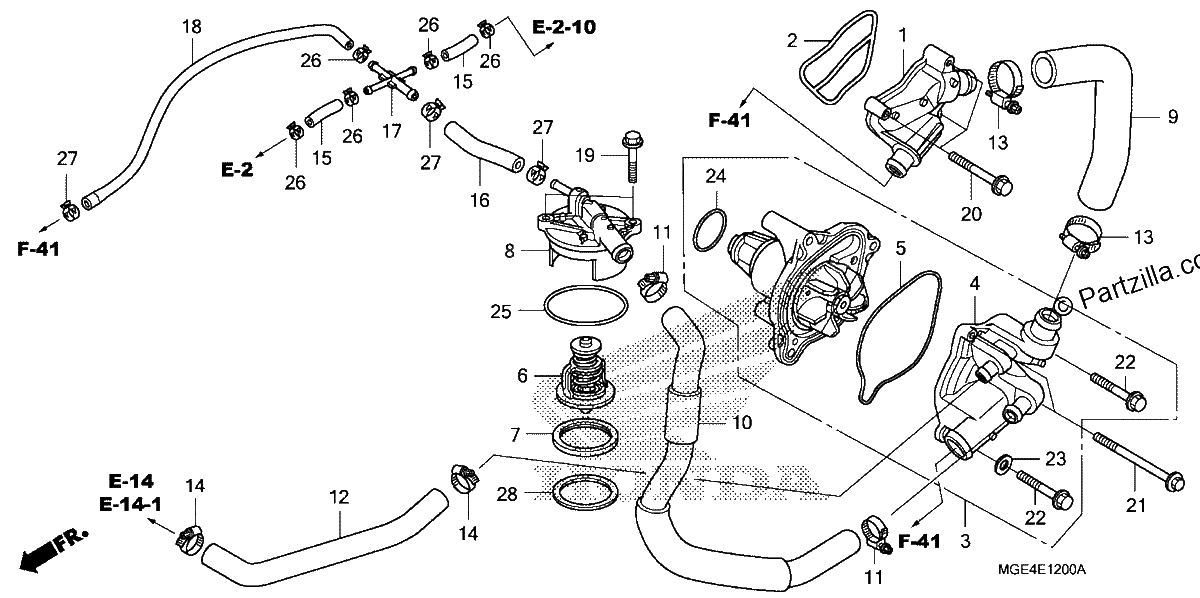 Diagrama de WATER PUMP