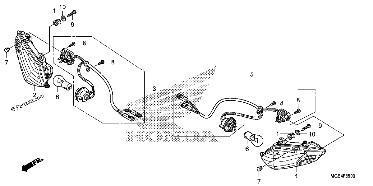 Diagrama de FRONT TURN SIGNAL