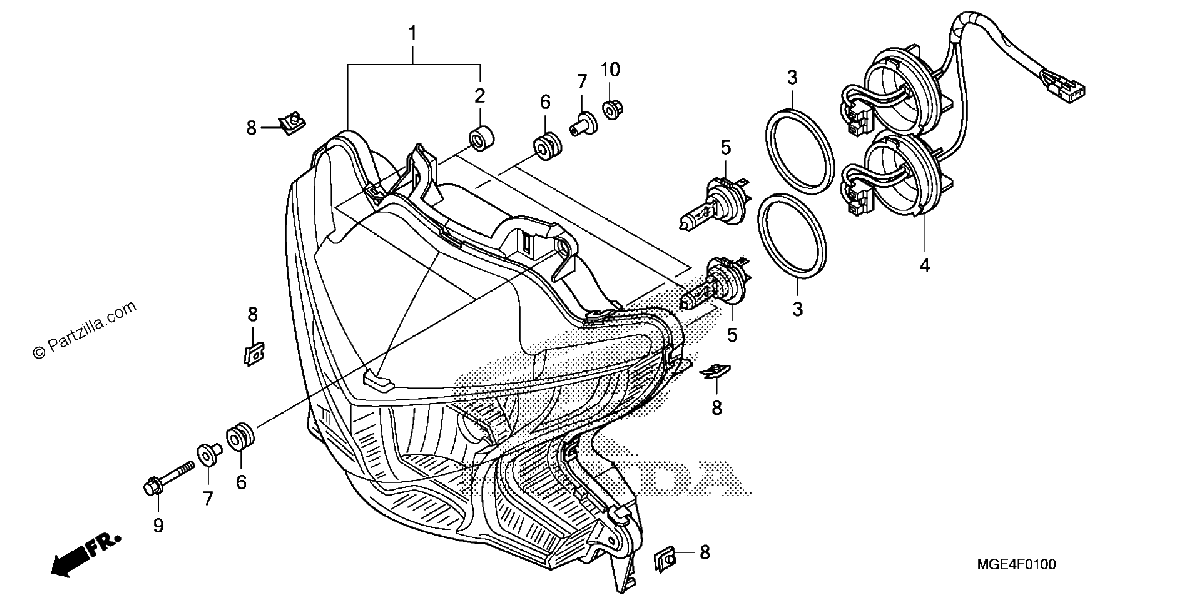 Diagrama de HEADLIGHT