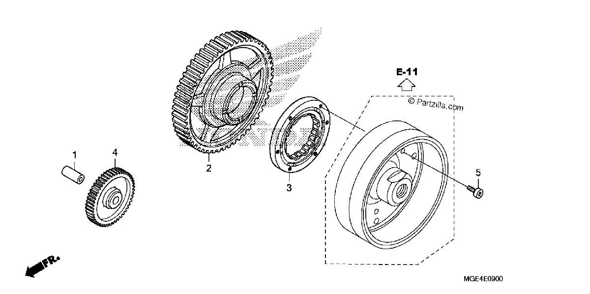 Diagrama de STARTING CLUTCH