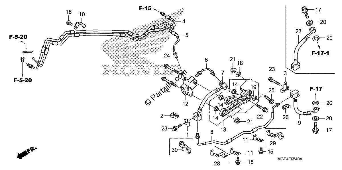 Diagrama de BRAKE HOSE