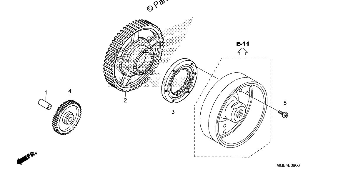Diagrama de STARTING CLUTCH