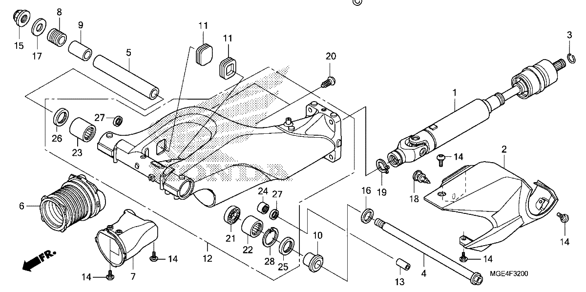 Diagrama de SWINGARM