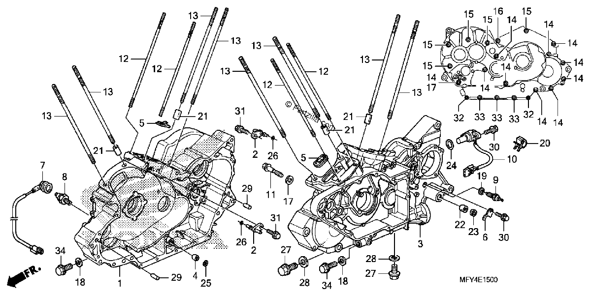Diagrama de CRANKCASE
