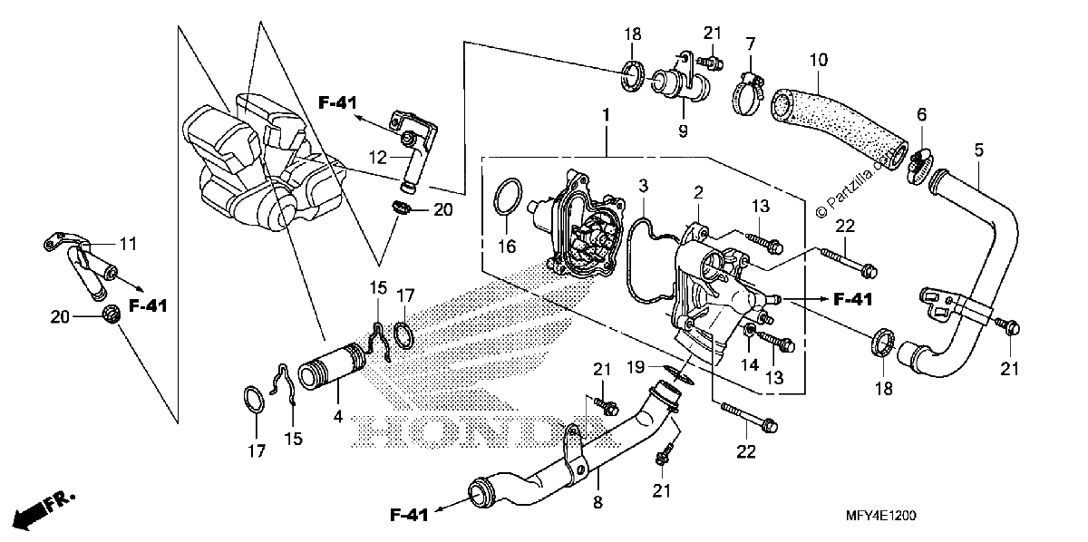 Diagrama de WATER PUMP