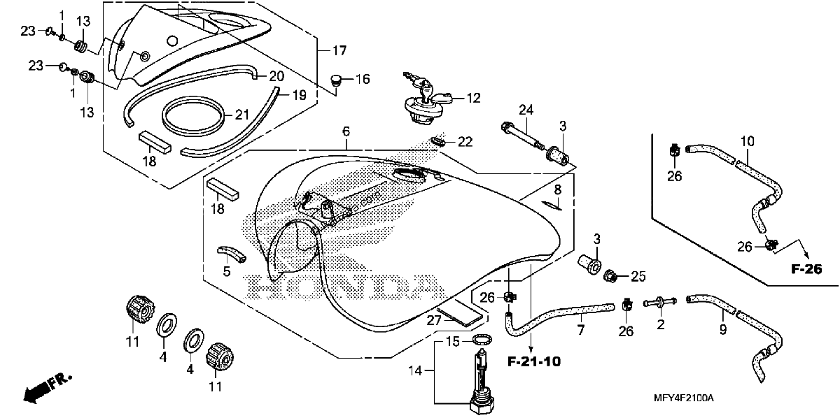 Diagrama de FUEL TANK