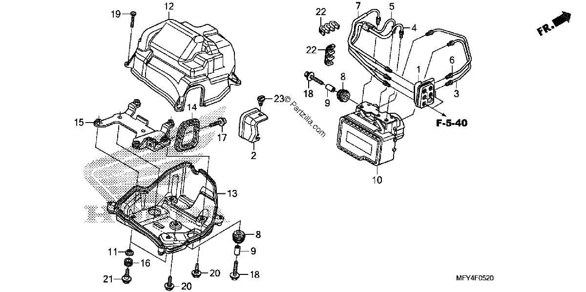 Diagrama de ABS MODULATOR