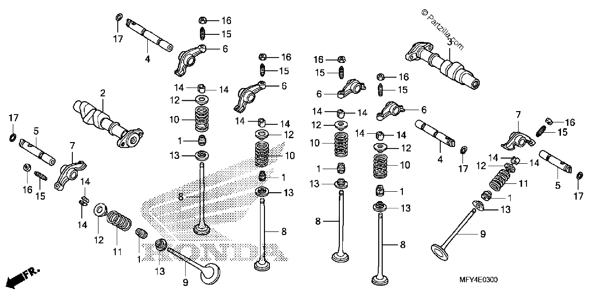 Diagrama de CAMSHAFT VALVE