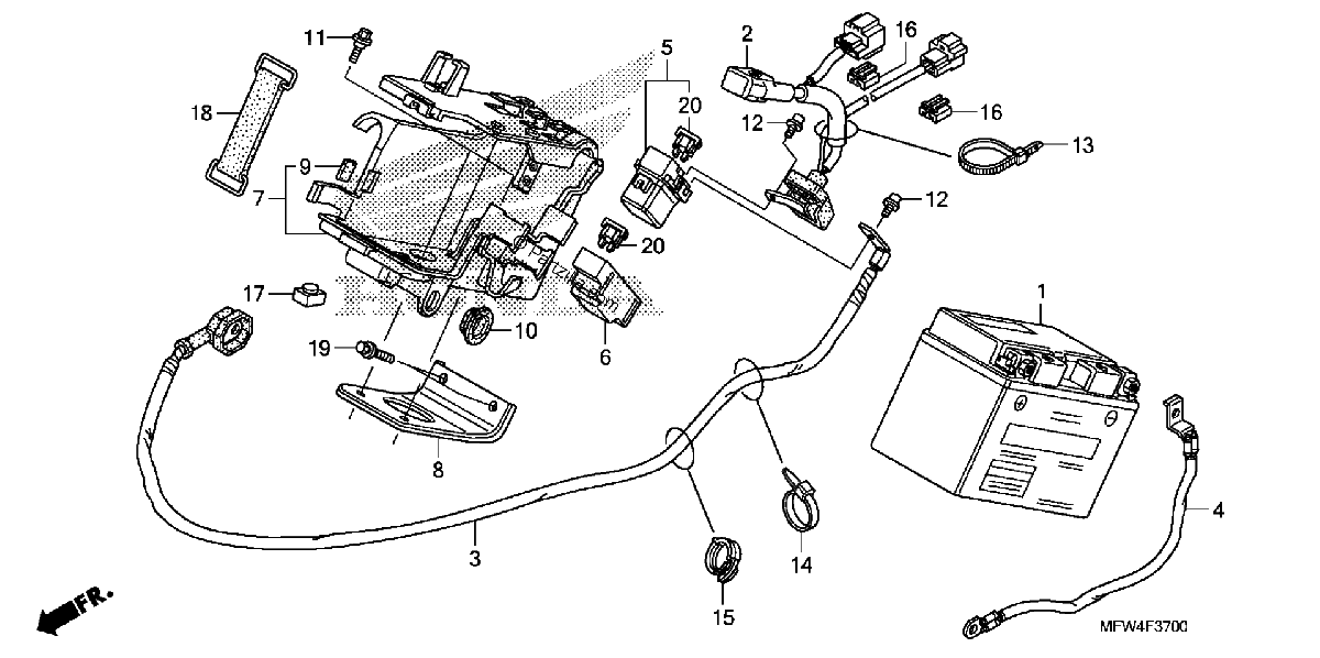 Diagrama de BATTERY