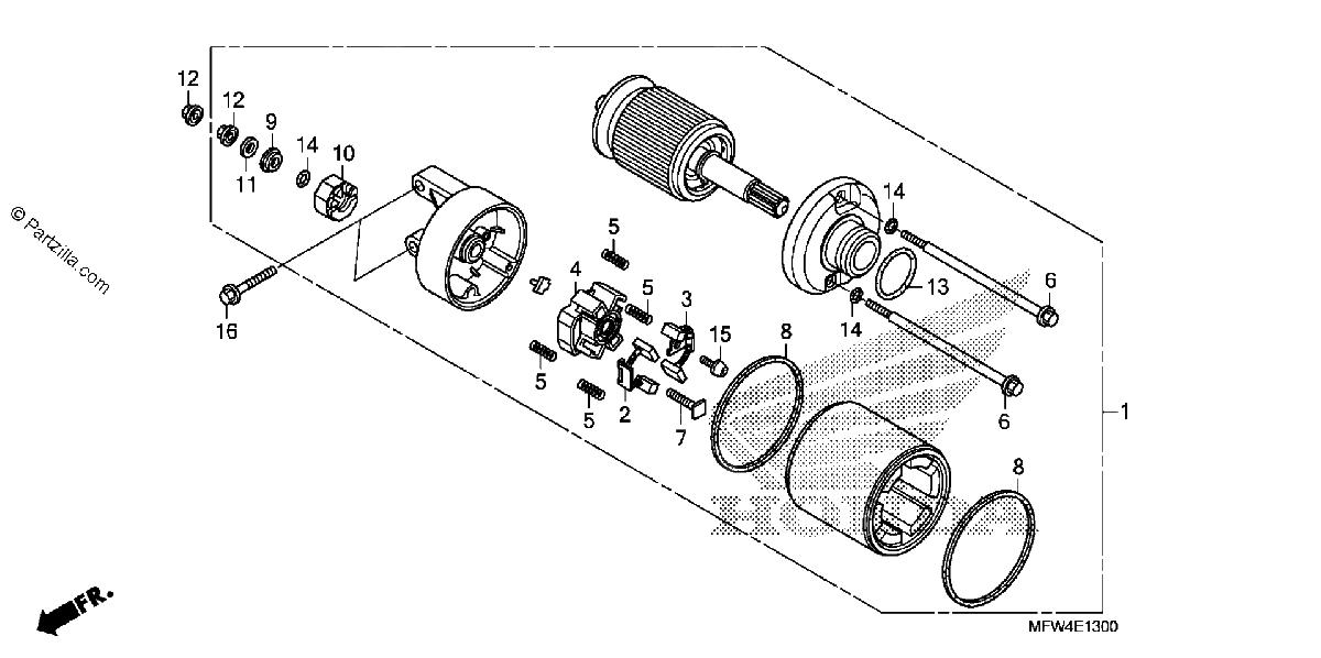 Diagrama de STARTING MOTOR