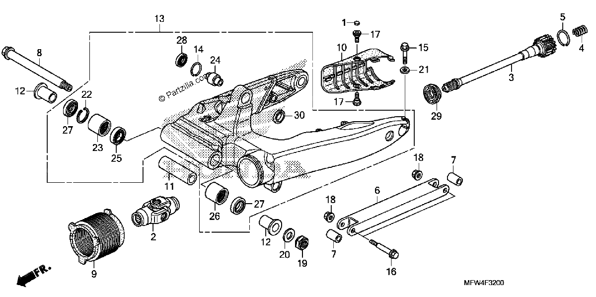 Diagrama de SWINGARM
