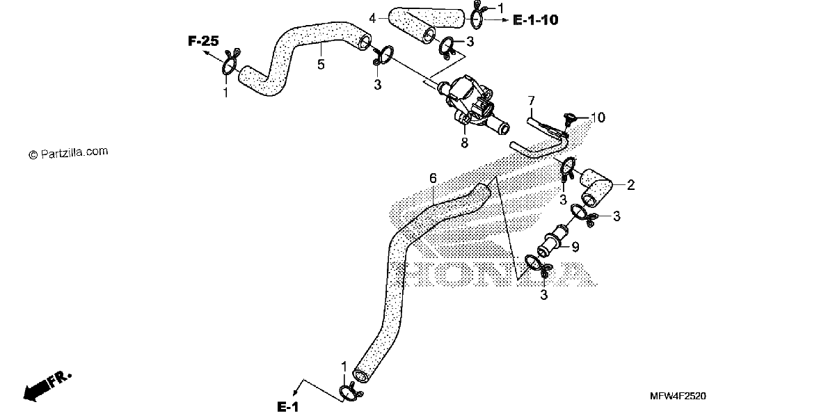 Diagrama de AIR INJECTION CONTROL VALVE