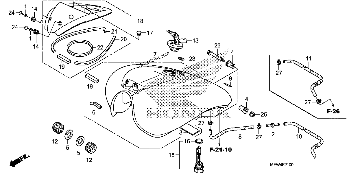 Diagrama de FUEL TANK