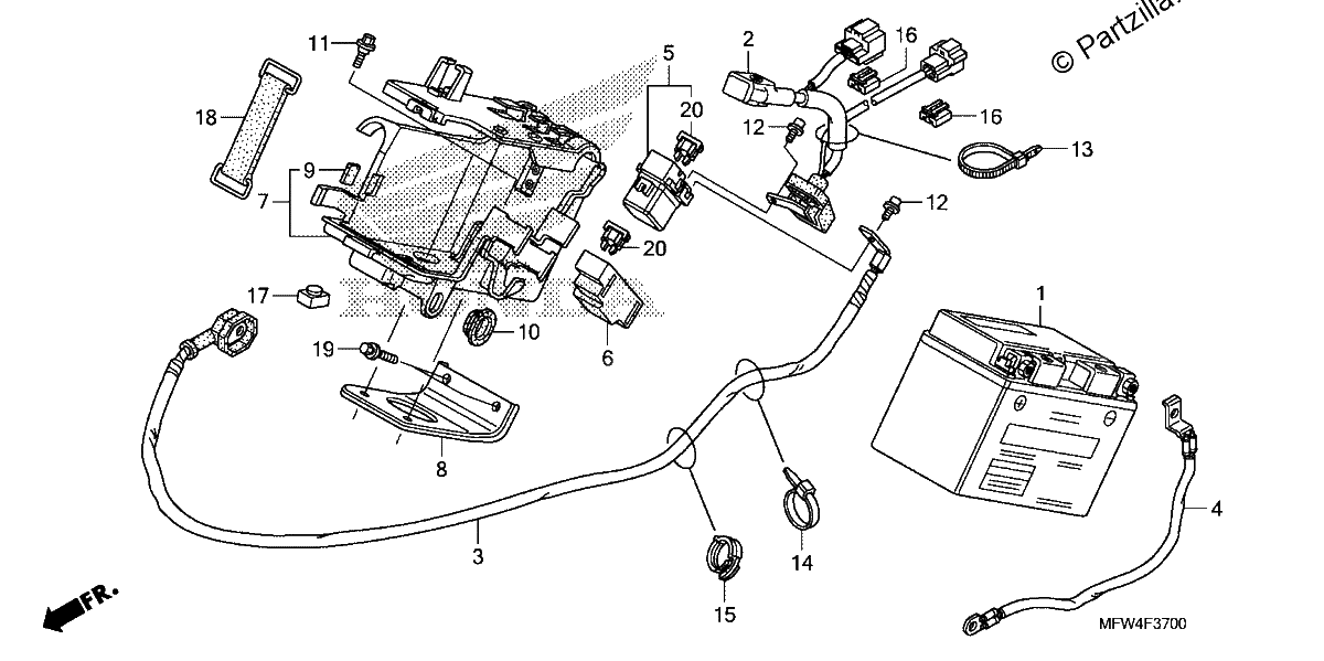 Diagrama de BATTERY