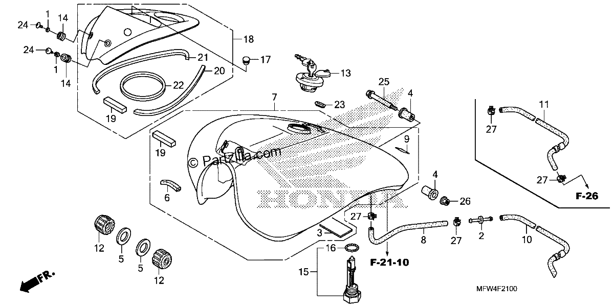 Diagrama de FUEL TANK
