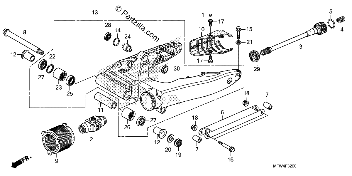 Diagrama de SWINGARM