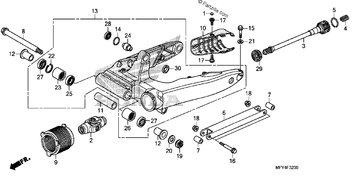 Diagrama de SWINGARM