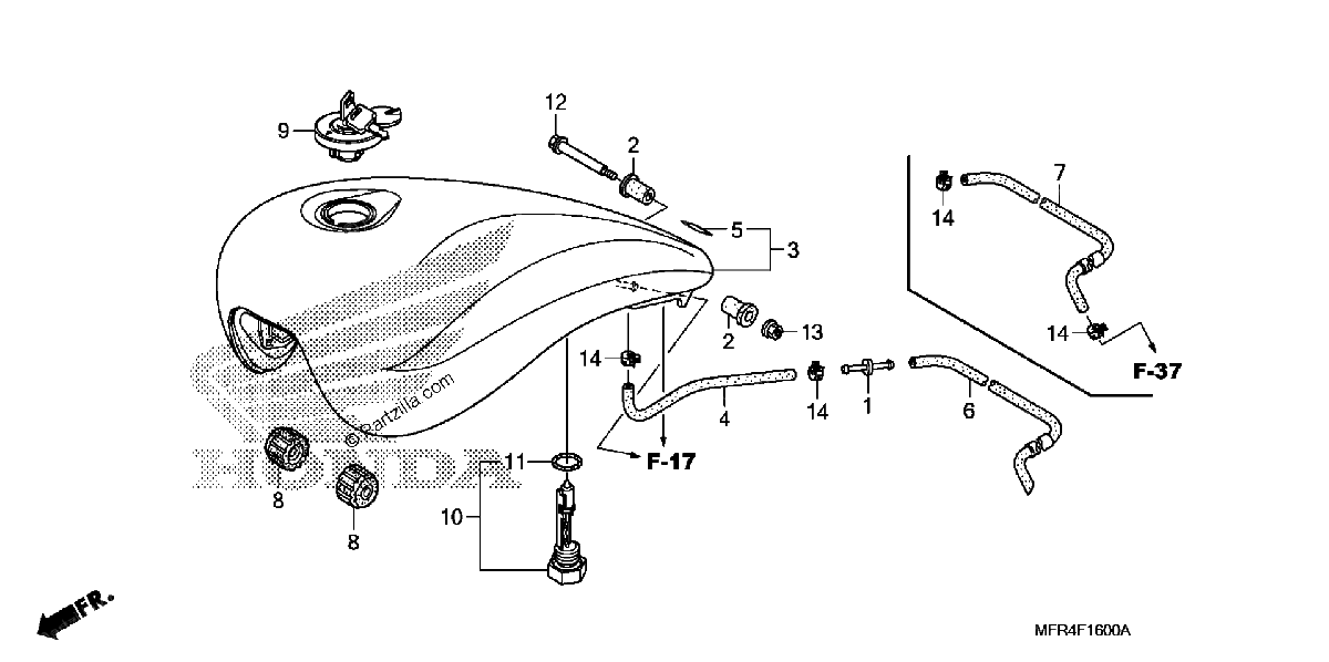 Diagrama de FUEL TANK