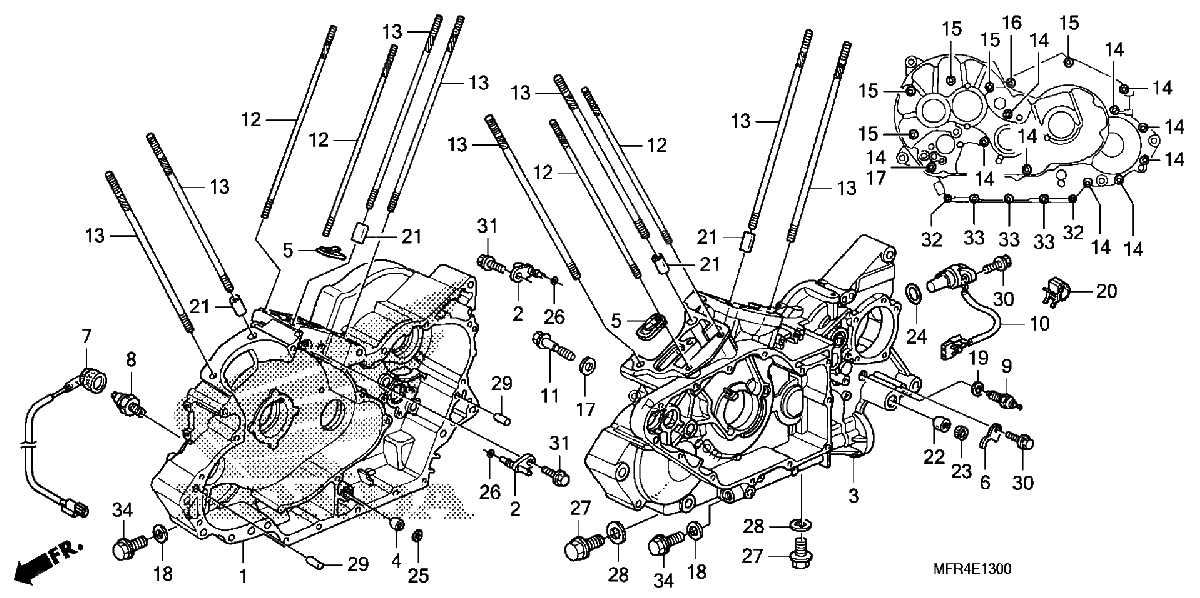 Diagrama de CRANKCASE
