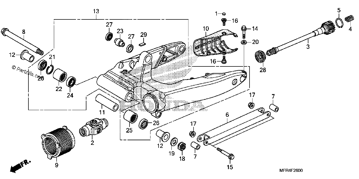 Diagrama de SWINGARM