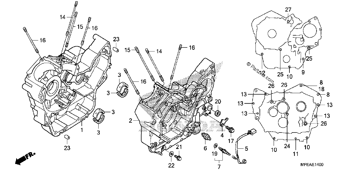Diagrama de CRANKCASE