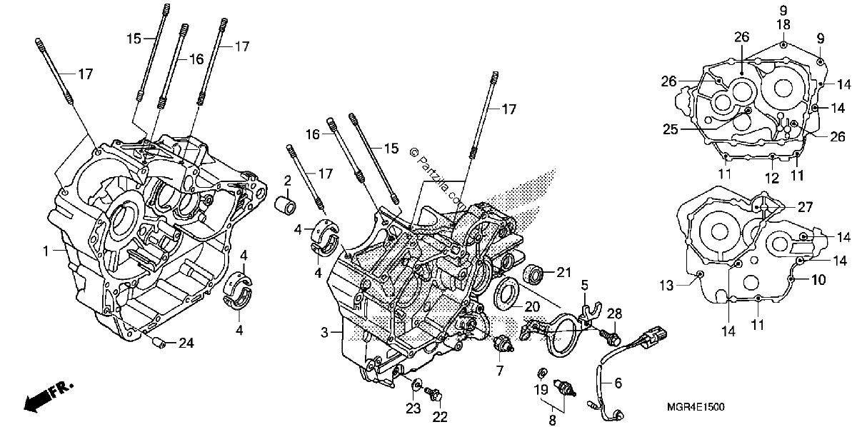 Diagrama de CRANKCASE