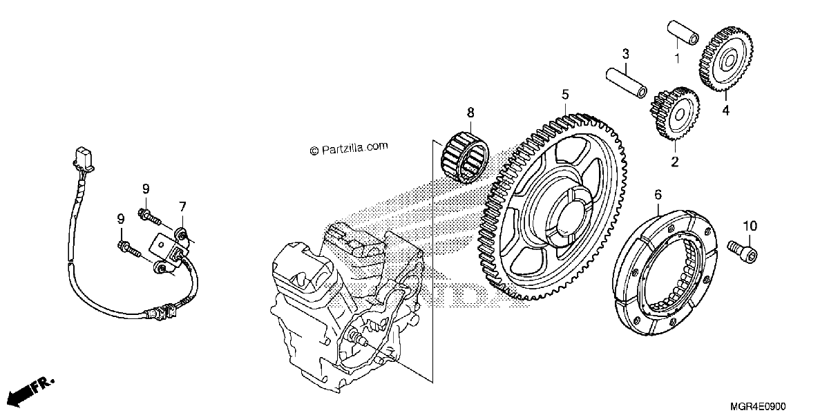 Diagrama de STARTING CLUTCH