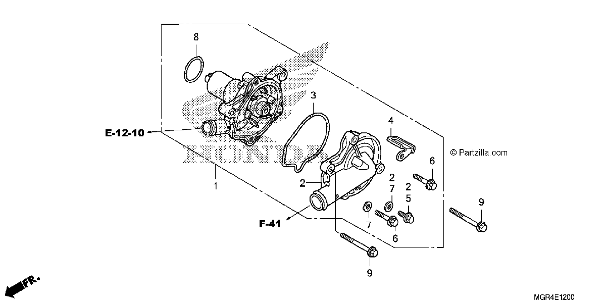 Diagrama de WATER PUMP