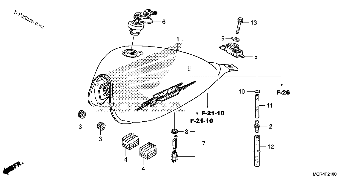 Diagrama de FUEL TANK