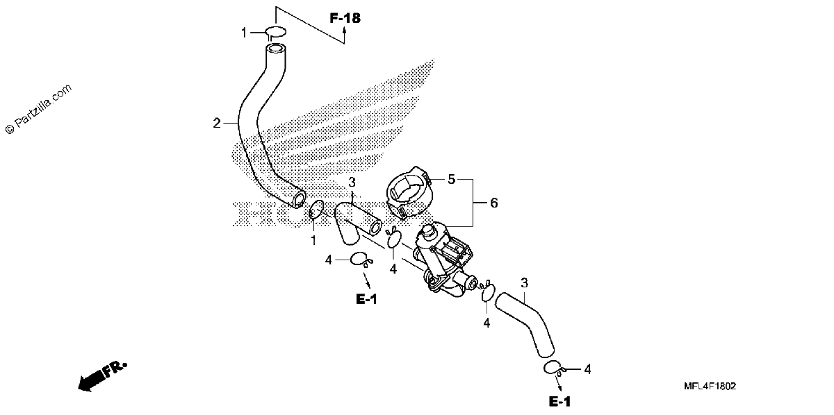 Diagrama de AIR INJECTION CONTROL VALVE