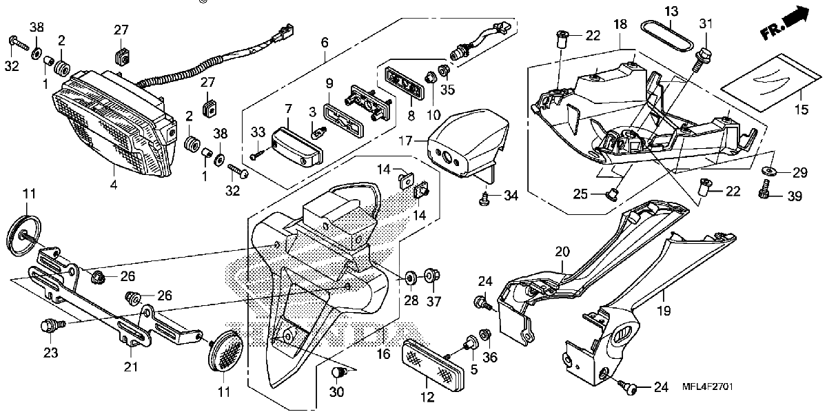 Diagrama de TAILLIGHT 2