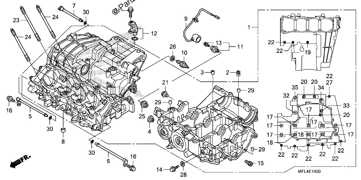 Diagrama de CRANKCASE