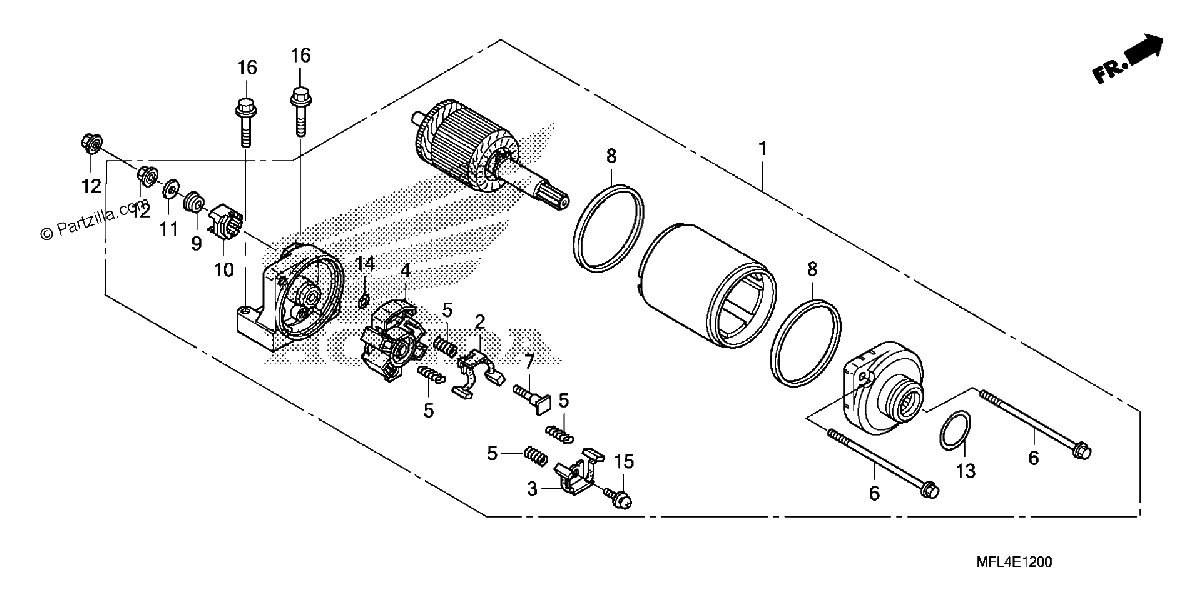 Diagrama de STARTING MOTOR
