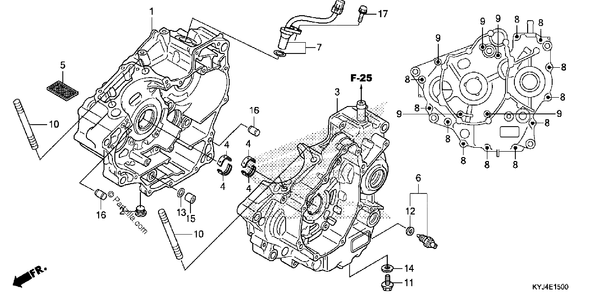 Diagrama de CRANKCASE