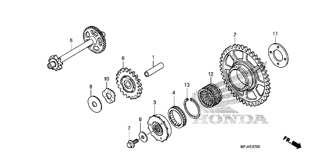 Diagrama de STARTING CLUTCH