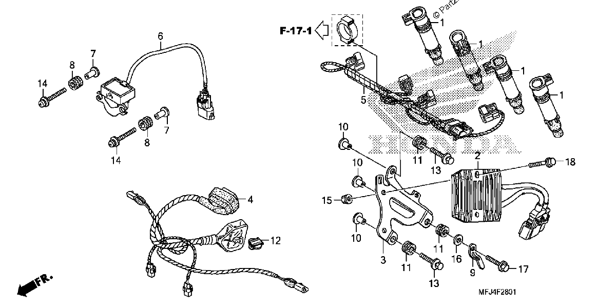 Diagrama de SUB HARNESS