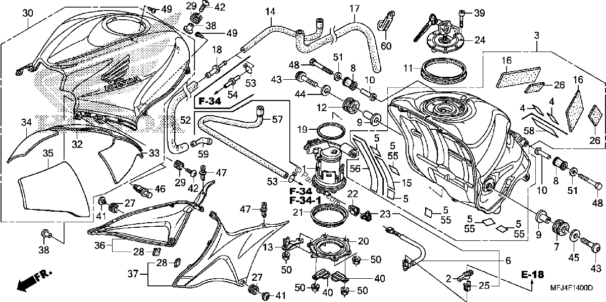 Diagrama de FUEL TANK